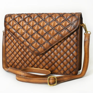 American Darling Envelope Bag Beautifully Quilted Genuine Leather women bag